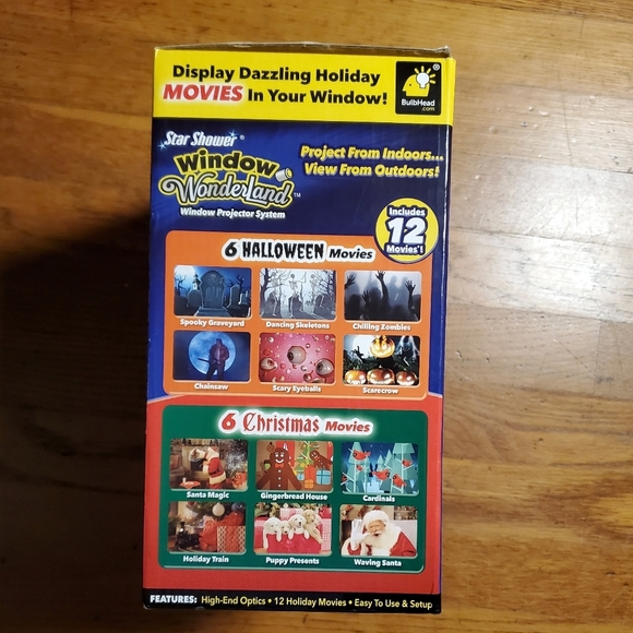 Star Shower Window Wonderland Holiday Projector - Picture 4 of 9